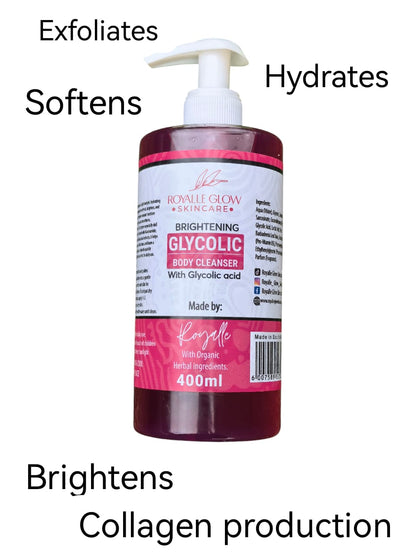 Royalle Glow Brightening Glycolic Body Cleanser 400ml