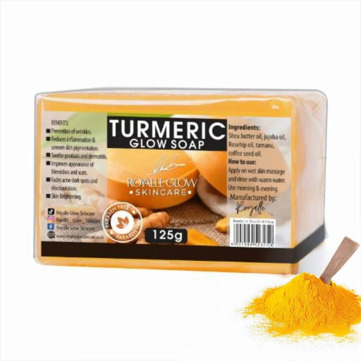 Turmeric Kojic Glow Soap 125g