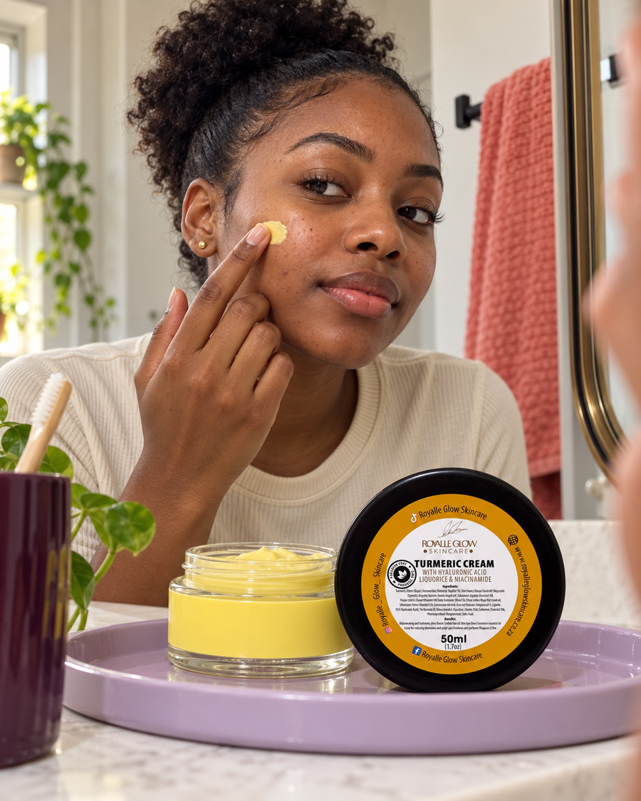 Turmeric Blemish Cream 50ml in an everyday setting